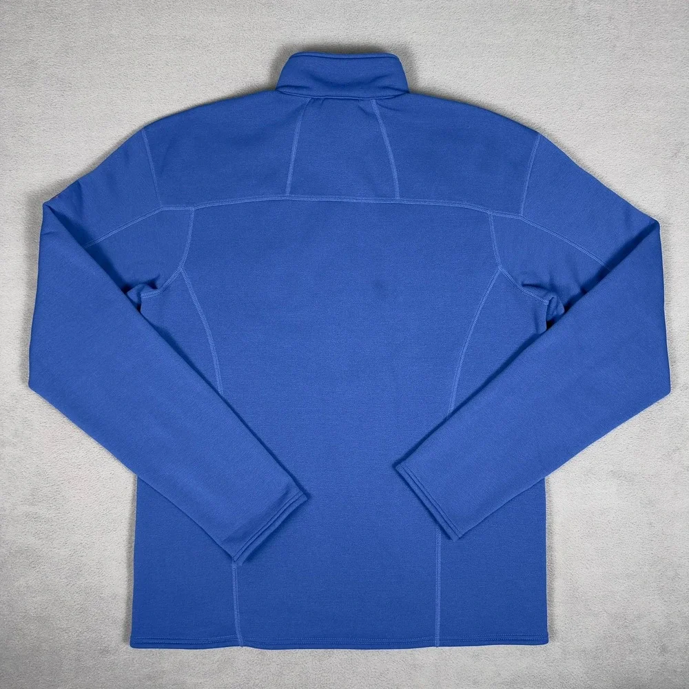 The North Face Summit Series Mens Blue 1/4 Zip Fleece Pullover M